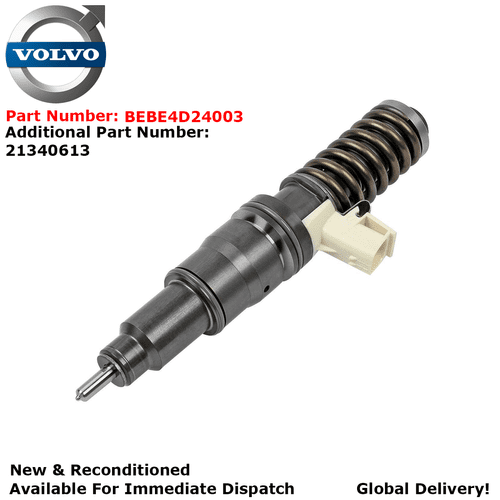 VOLVO FH 360 NEW AND RECONDITIONED DELPHI DIESEL INJECTOR 21340613 - BEBE4D24003